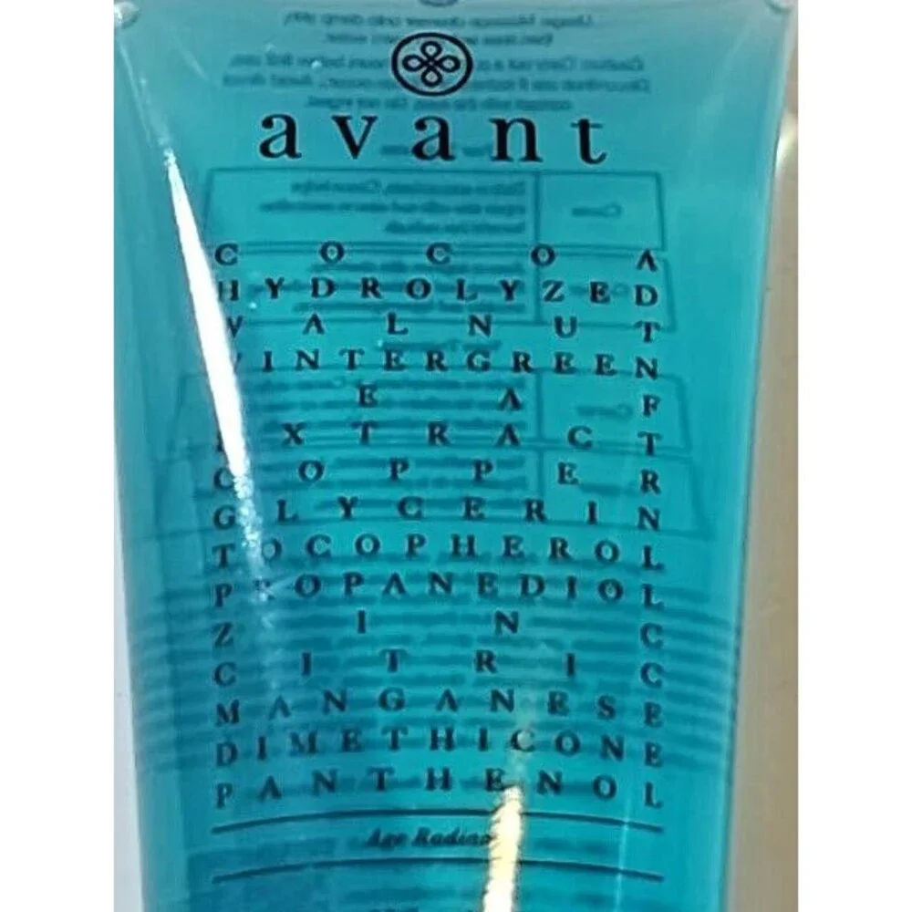 Avant Blue Volcanic Stone Purifying Antioxidizing Cleansing Gel 3.38 oz Sealed